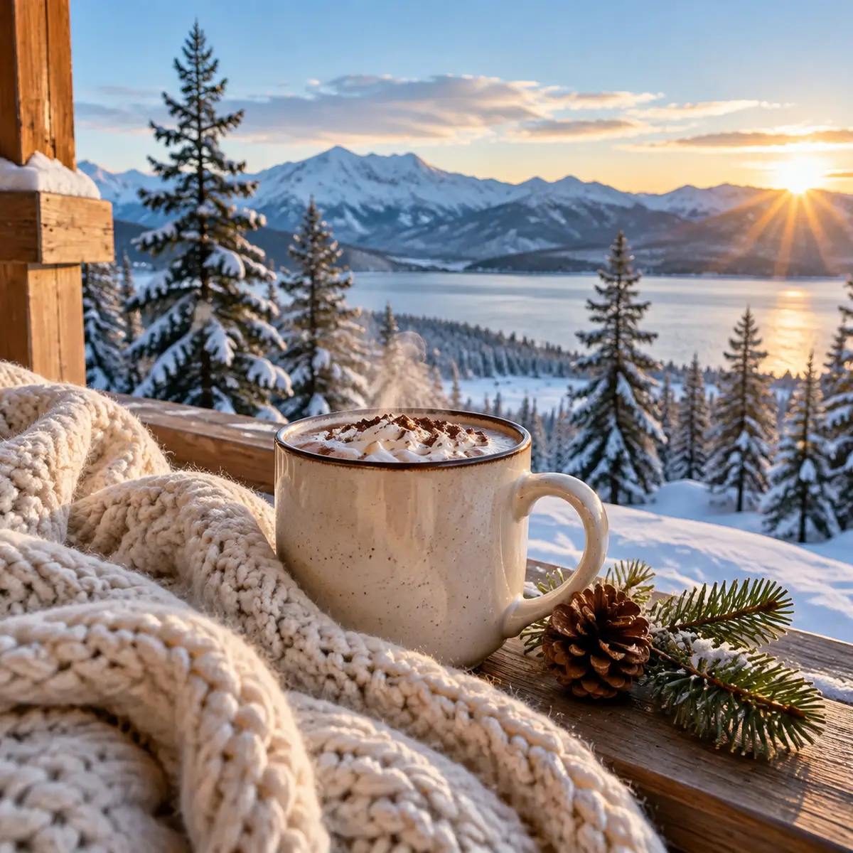 This image is about Winter Captions for Instagram, Texts, and Cozy Posts