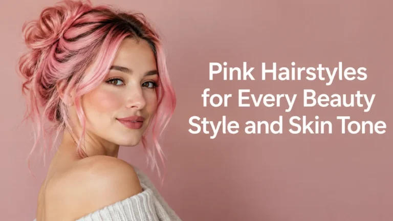 This image is about 6 Pink Hairstyles to Match Every Beauty Style